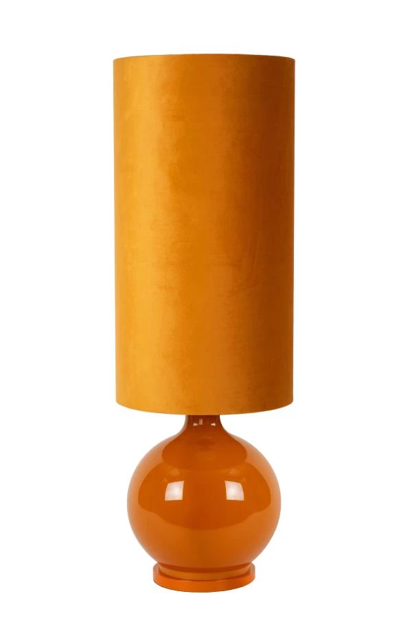 Lucide ESTERAD - Lampadaire - Ø 34 cm - 1xE27 - Jaune Ocre - éteint